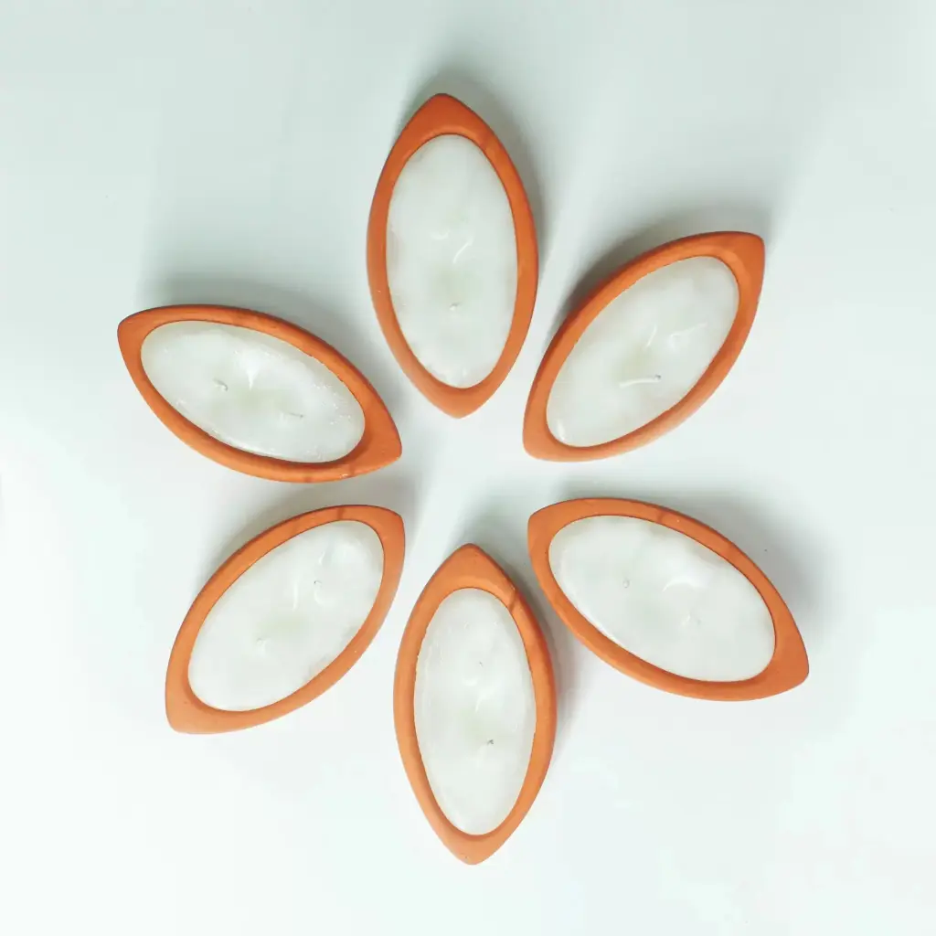 Handcrafted Clay Pot Candles
