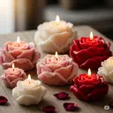 RED ROSE CANDLE PACK OF 1 PCS