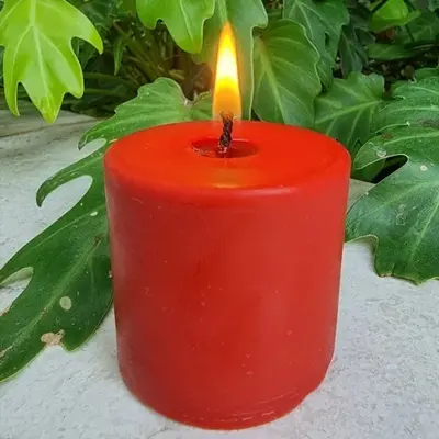 RED ROSE TOWER CANDLE